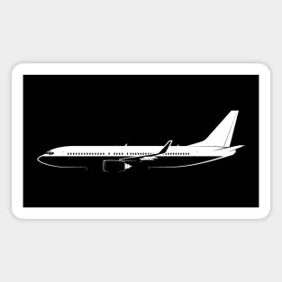 Boeing 737-800 Silhouette Magnet